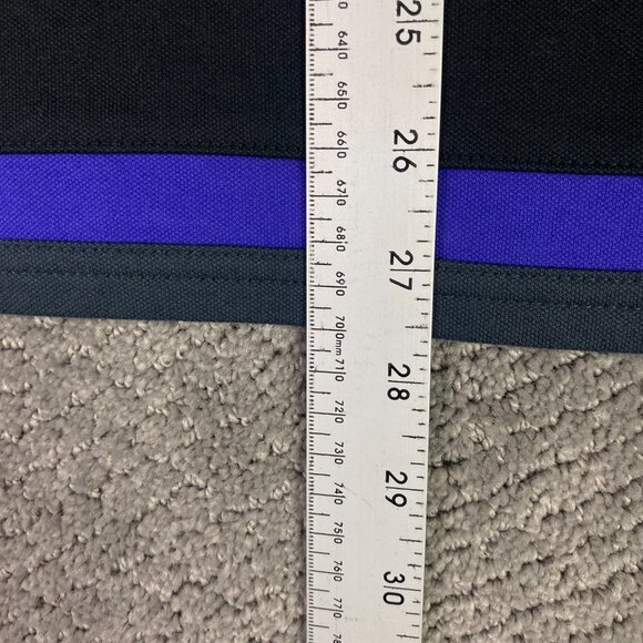 Adidas New Zealand All Blacks Rugby Polo Shirt Men's Medium Black Gray Blue - Picture 9 of 11